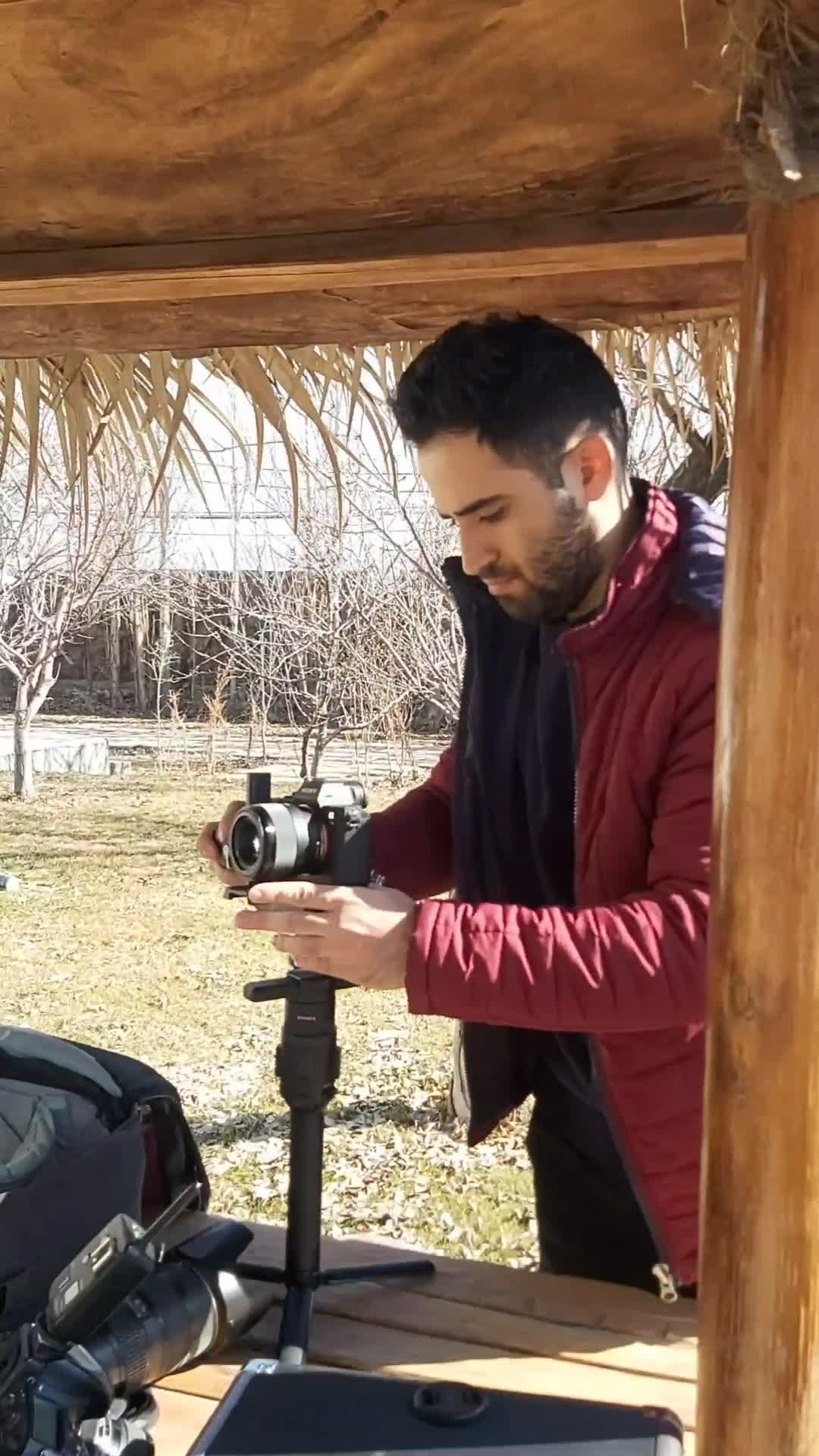 باغ عروس آرین پشت صحنه استودیو آرین