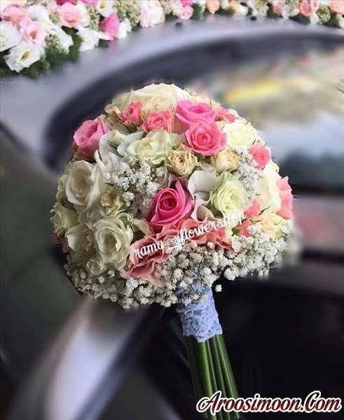 دسته گل عروس- ماشین عروس