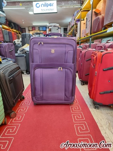 چمدان پولو کلاس زیپ دوبل 