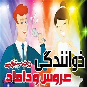 لوگو خوانندگی عروس و داماد در شب عروسی 